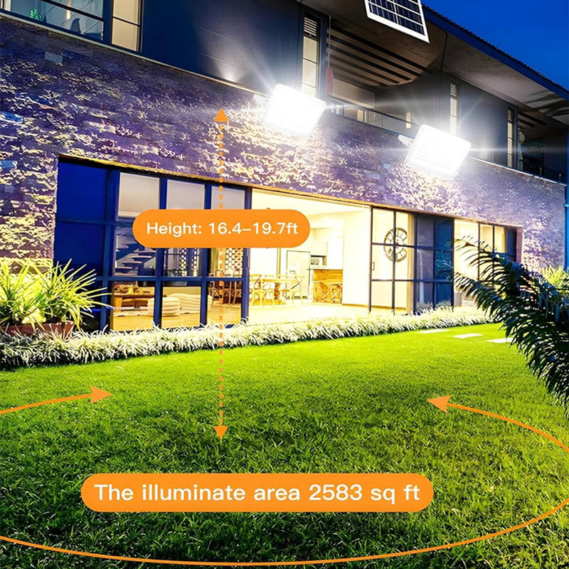 MZ05 One for Two Outdoor Solar Light | 432LED lamp beads | 25000 mAh large battery