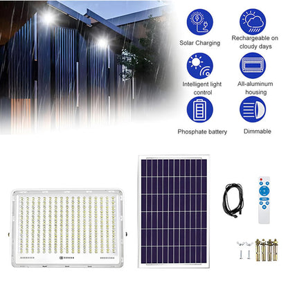 MZ01 Outdoor Solar Light | 480LED lamp beads | 20000 mAh large battery