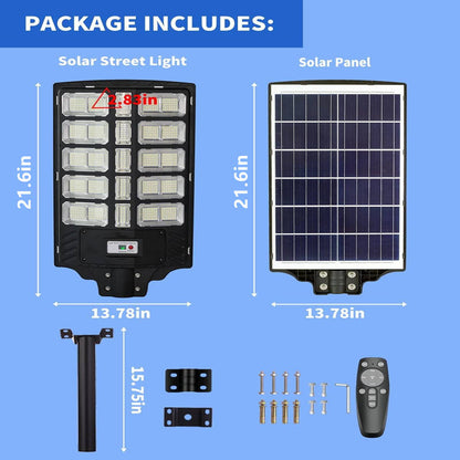 MZ04 Outdoor Solar Light with Motion Sensor | 864LED Lamp Beads | 25000 mAh Large Battery